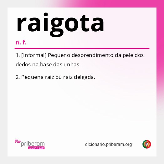 Significado de raigota