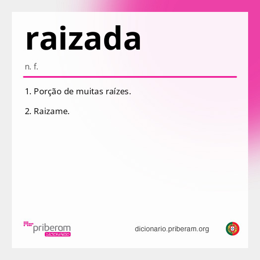 Significado de raizada