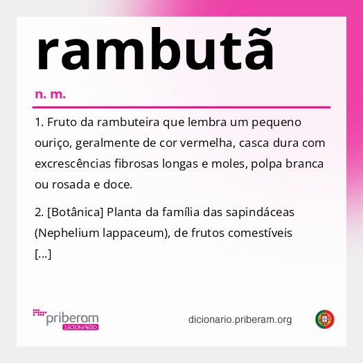 Significado de rambutã