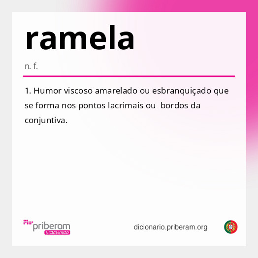 Significado de ramela