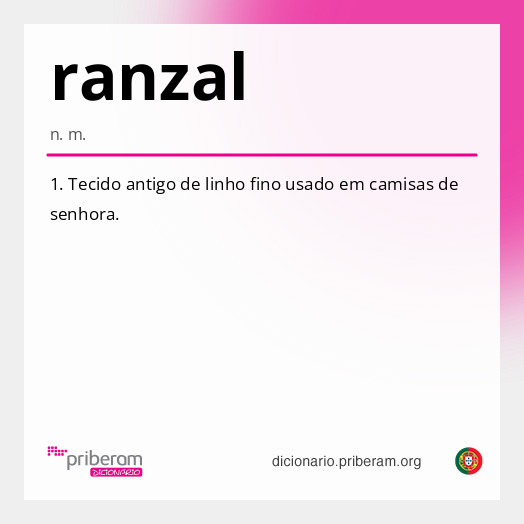 Significado de ranzal