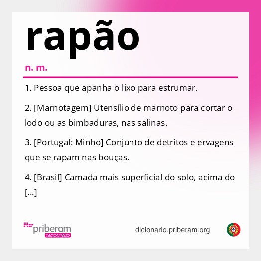 Significado de rapão