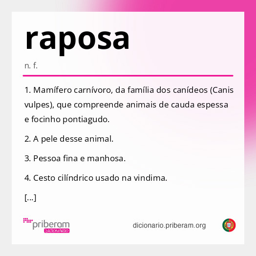 Significado de raposa