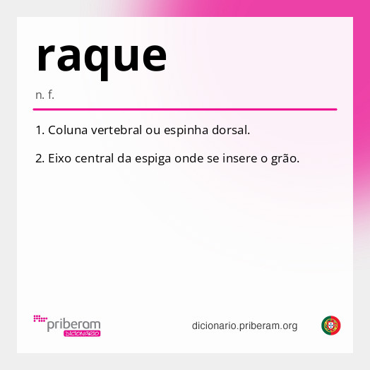 Significado de raque