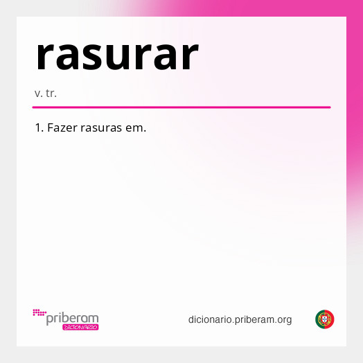 Significado de rasurar