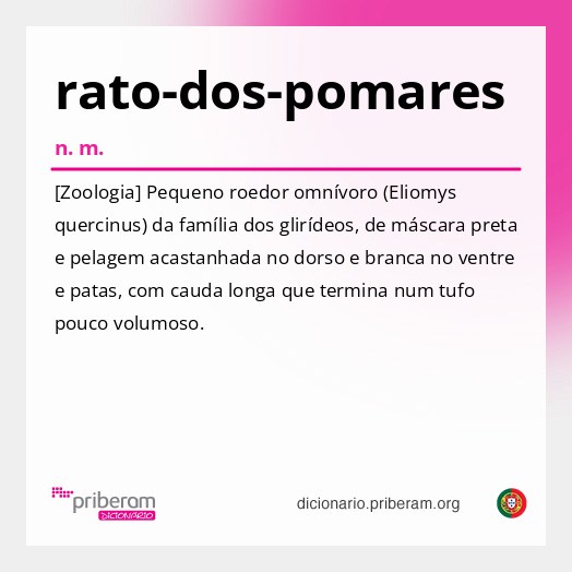Significado de rato-dos-pomares