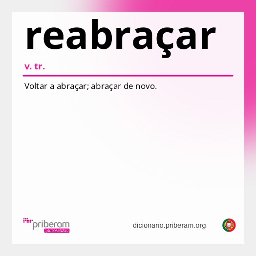 Significado de reabraçar