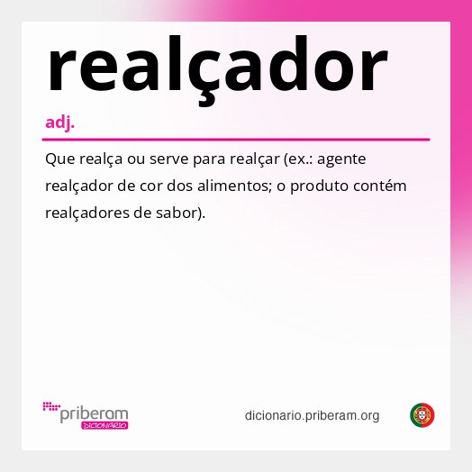 Significado de realçador