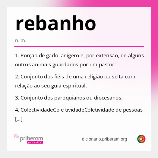 Significado de rebanho