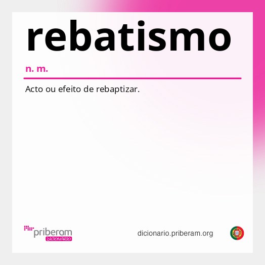 Significado de rebatismo