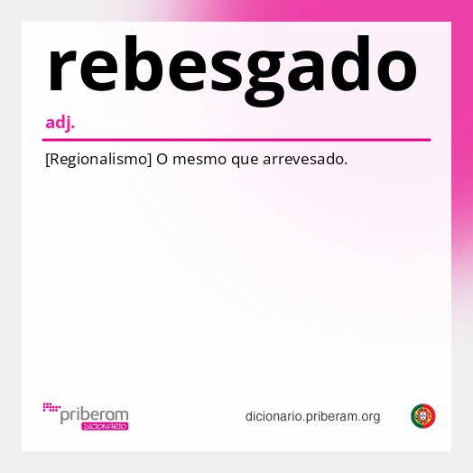 Significado de rebesgado