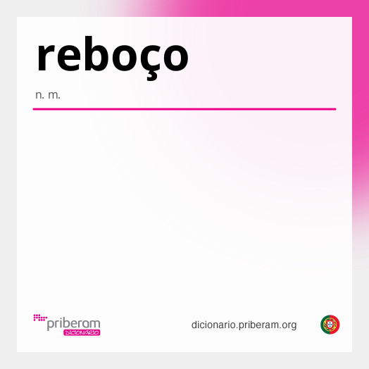 Significado de reboço