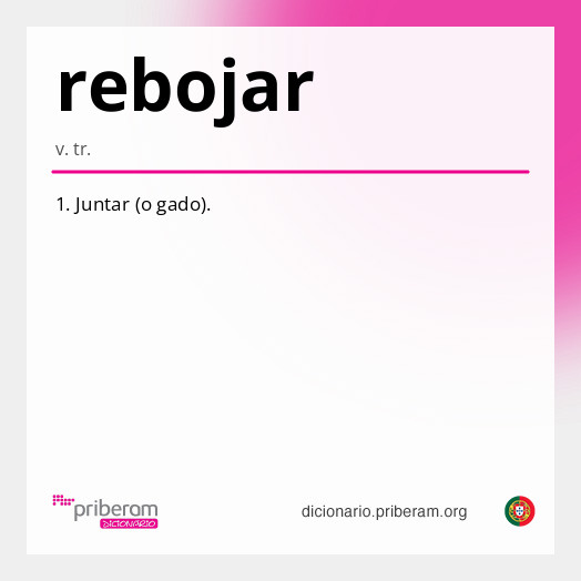 Significado de rebojar