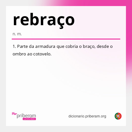 Significado de rebraço