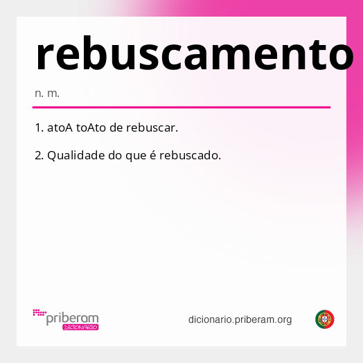 Significado de rebuscamento