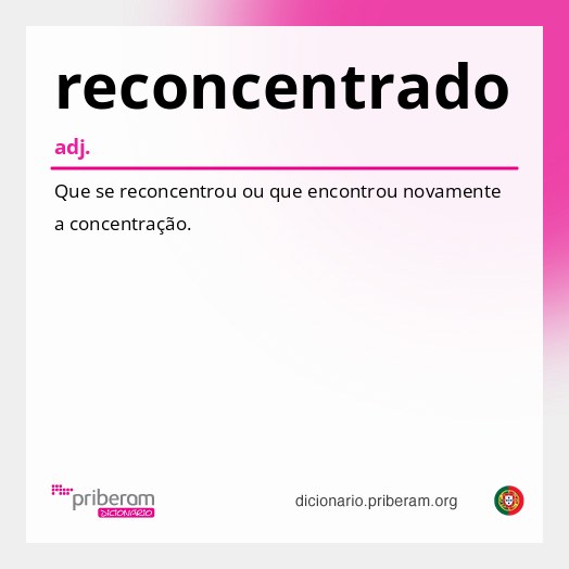 Significado de reconcentrado