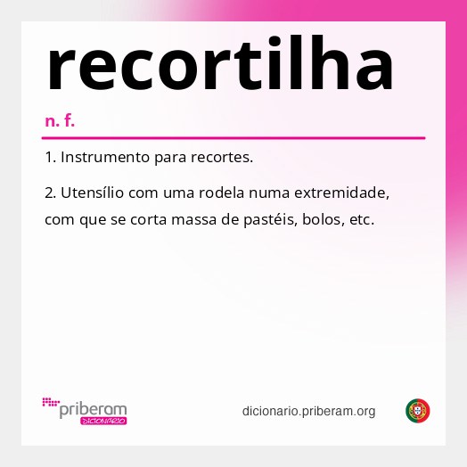 Significado de recortilha