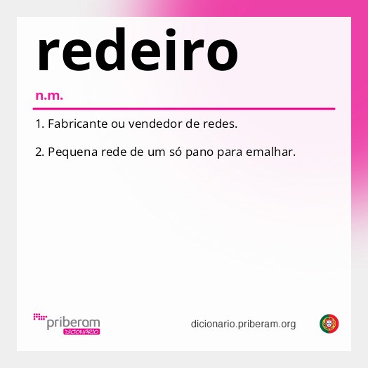 Significado de redeiro