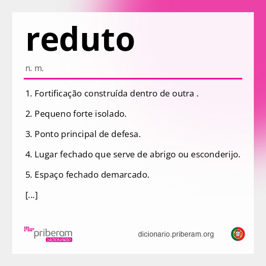 Significado de reduto
