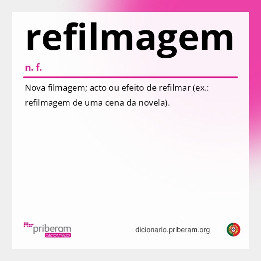 Significado de refilmagem
