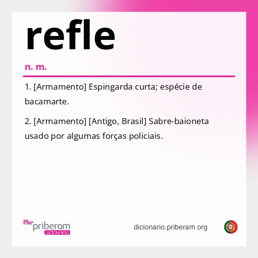 Significado de refle