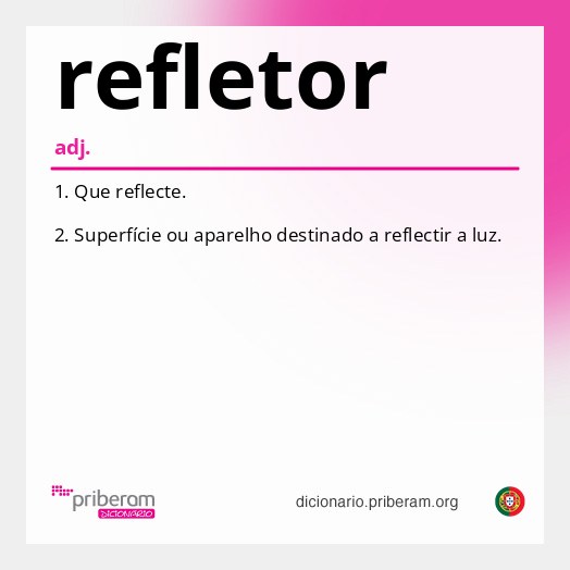 Significado de refletor