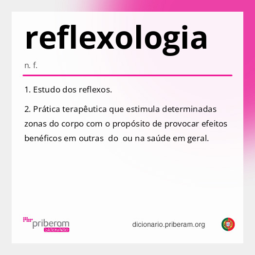 Significado de reflexologia