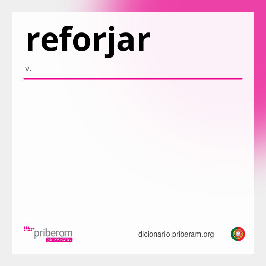 Significado de reforjar