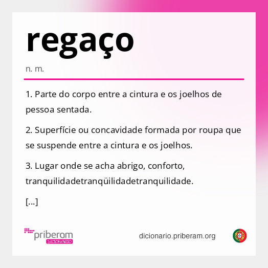Significado de regaço