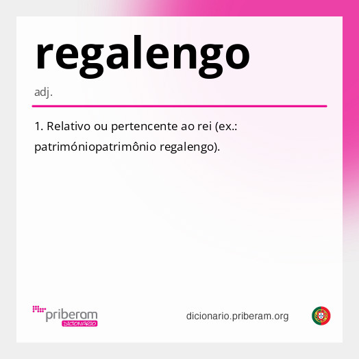 Significado de regalengo