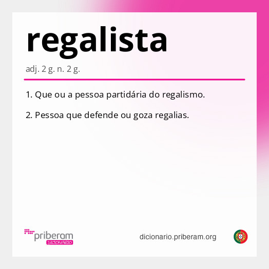 Significado de regalista