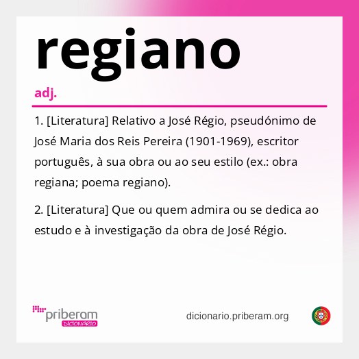 Significado de regiano