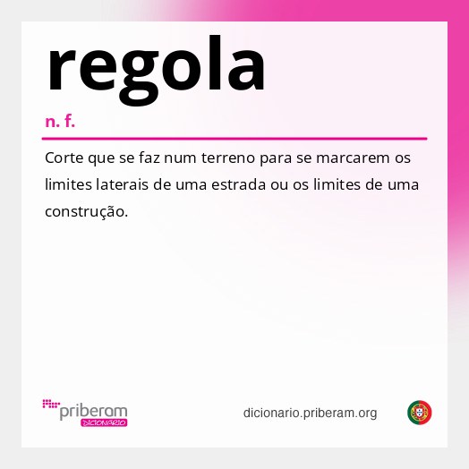 Significado de regola