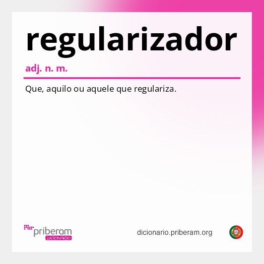 Significado de regularizador