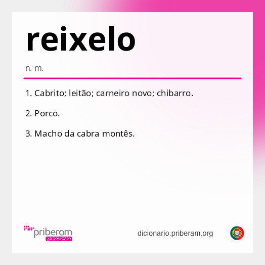 Significado de reixelo