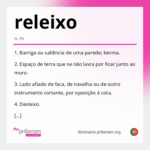 Significado de releixo