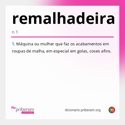 Significado de remalhadeira