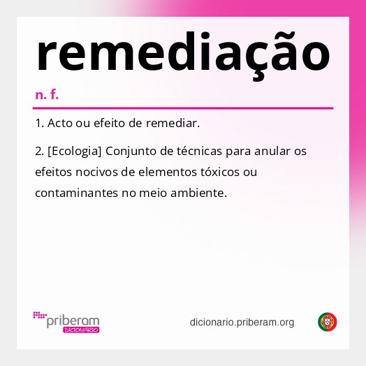 Significado de remediação
