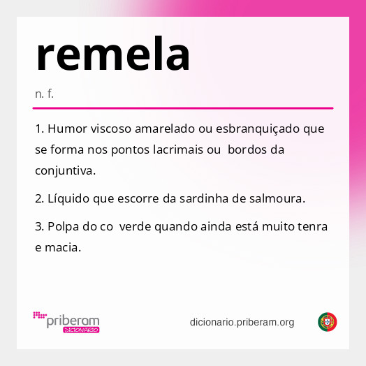 Significado de remela