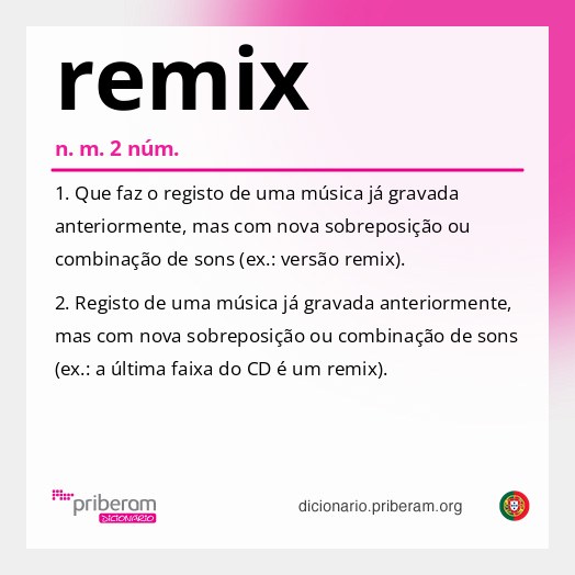 Significado de remix