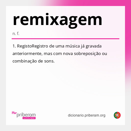 Significado de remixagem