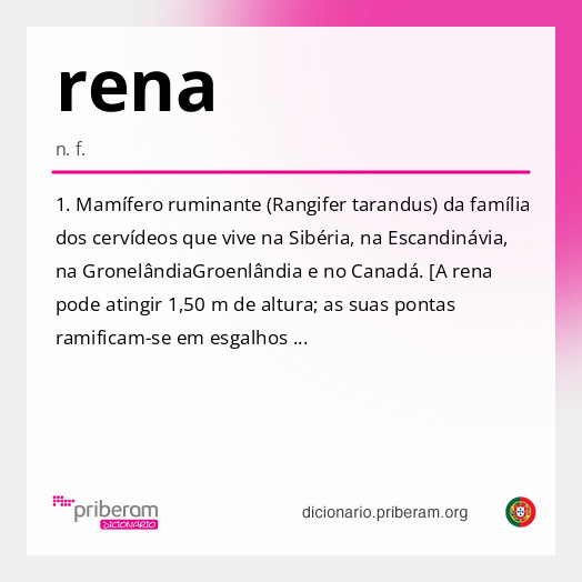 Significado de rena