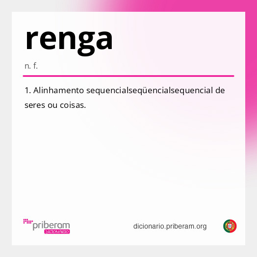 Significado de renga