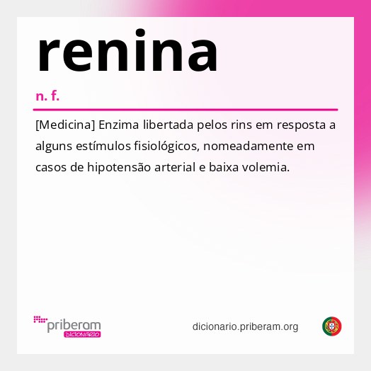 Significado de renina