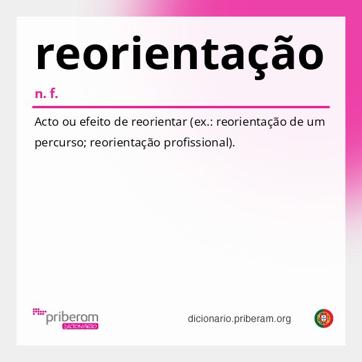 Significado de reorientação