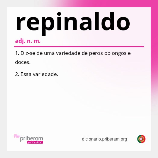 Significado de repinaldo