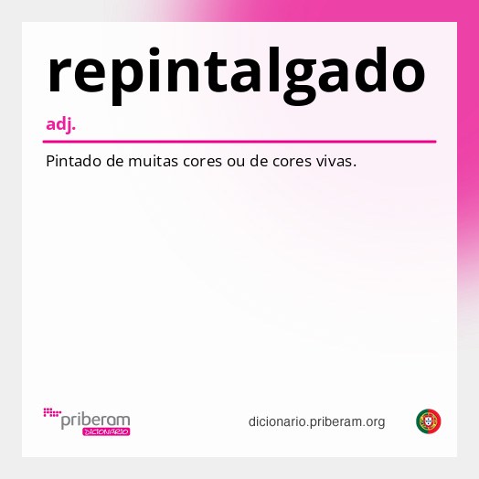 Significado de repintalgado