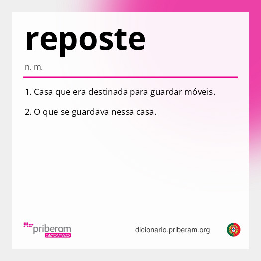 Significado de reposte