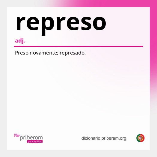 Significado de represo