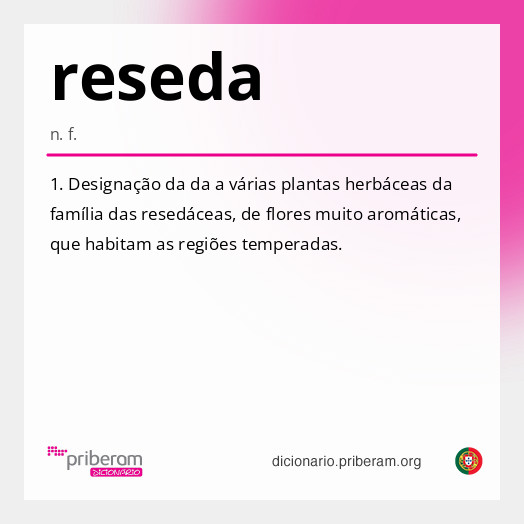 Significado de reseda